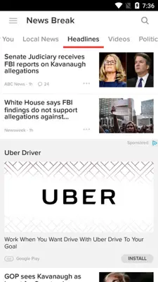 NewsBreak android App screenshot 1